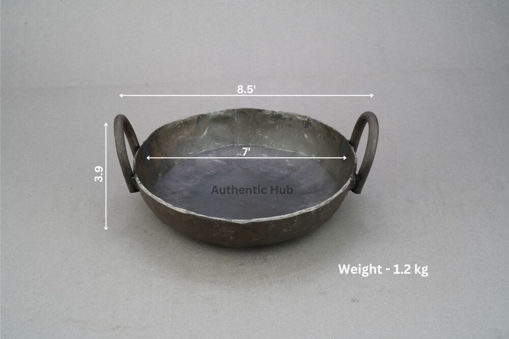 7 inch iron kadai - Image 4
