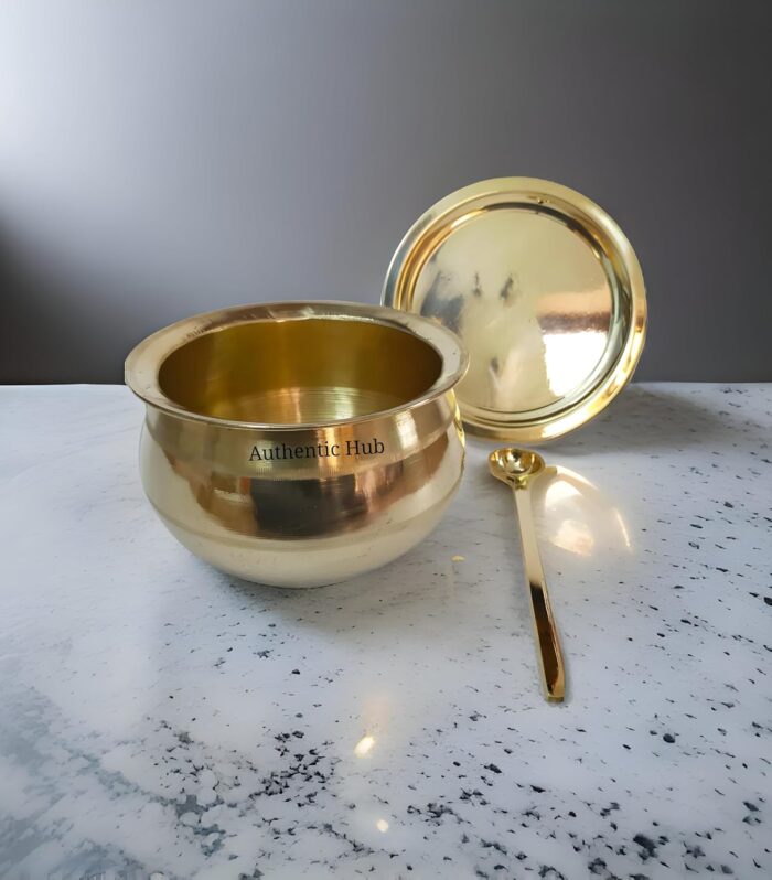Bronze Paruppu uruli, Traditional Pongal Pot- 2 ltr