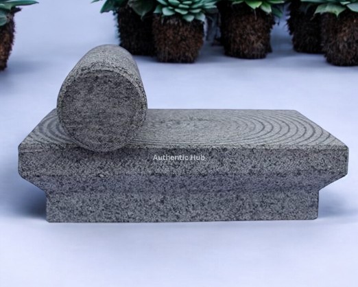 7x11 inch grey ammikallu