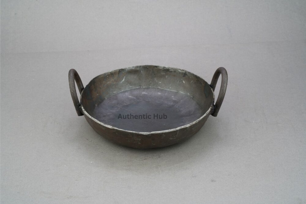 10 inch iron kadai