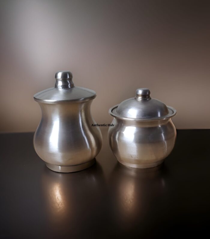 Bronze Oil And Ghee Pot- Set of 2