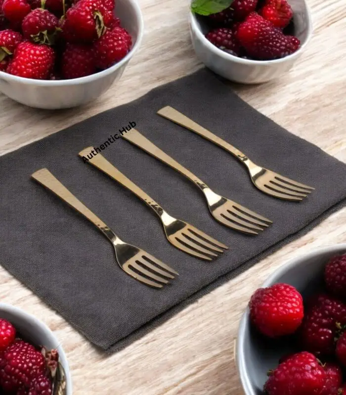 Indian Brass Fork Set- 6 pcs