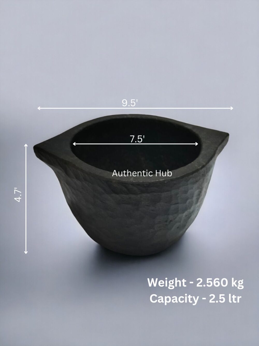 2.5 liter stone pot - Image 2