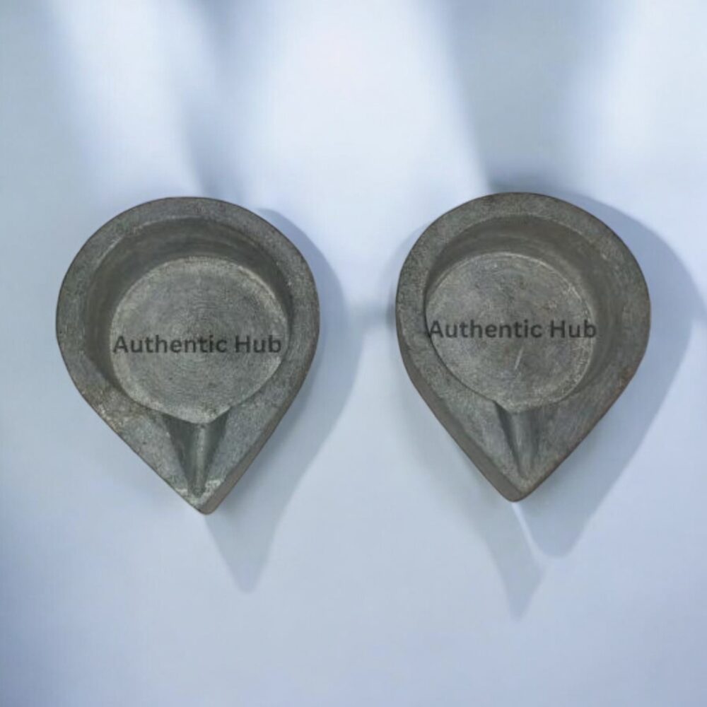 Stone set of 2 diya - Image 2