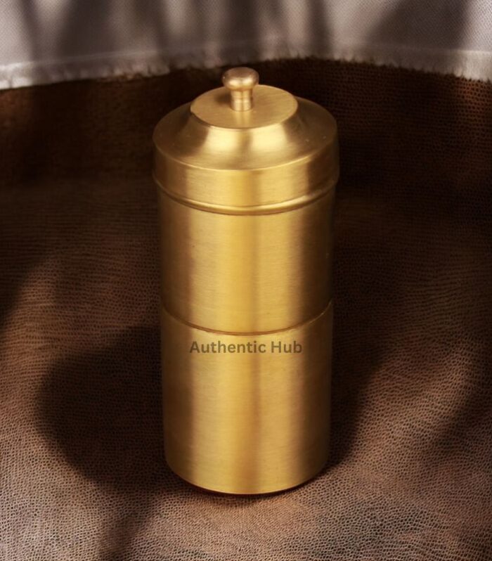 Matte brass 4 cup filter