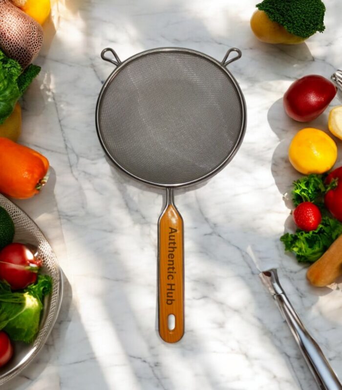 Steel strainer set of 3