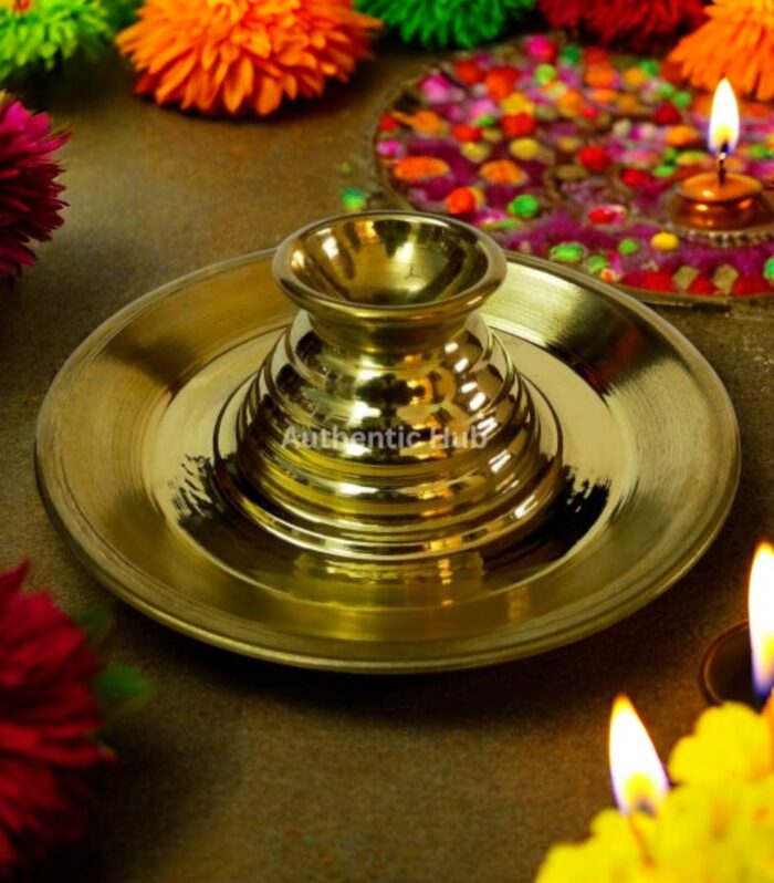 Brass 6.5cm Brass Diya Lamp