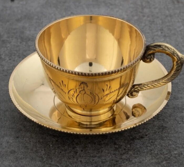 Brass tea set