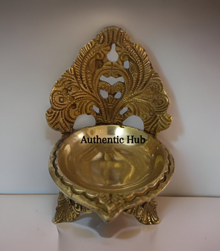 Brass diya